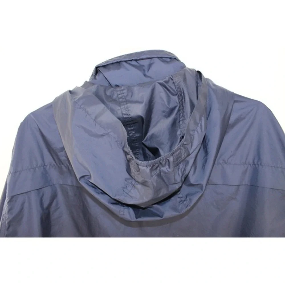 Old‎ Navy Windbreaker Jacket Hooded Cinched Waist XXL Navy Blue